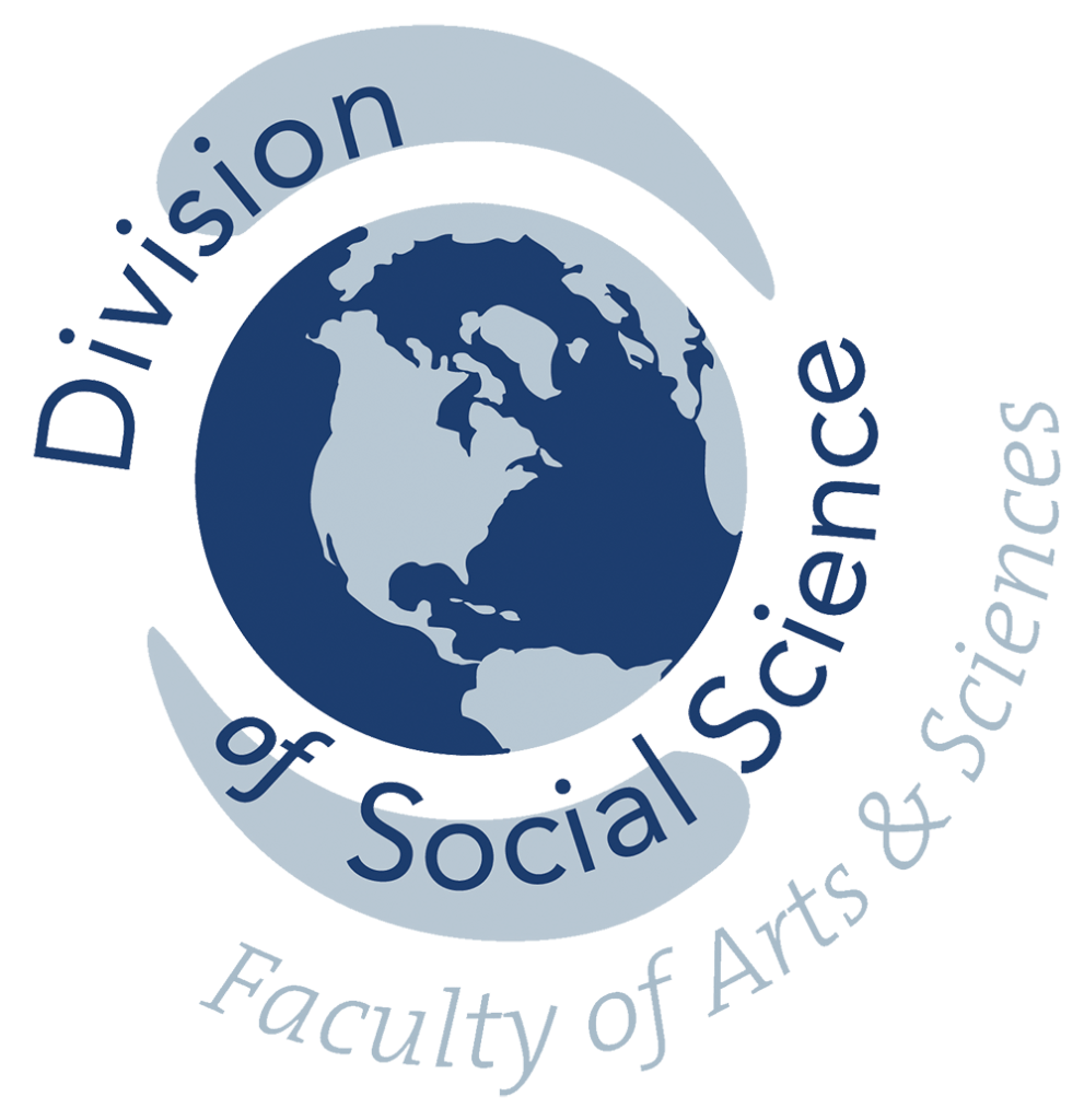 Division of Social Science, Faculty of Arts & Sciences, Logo (globe cupped by abstract hands, words surrounding)