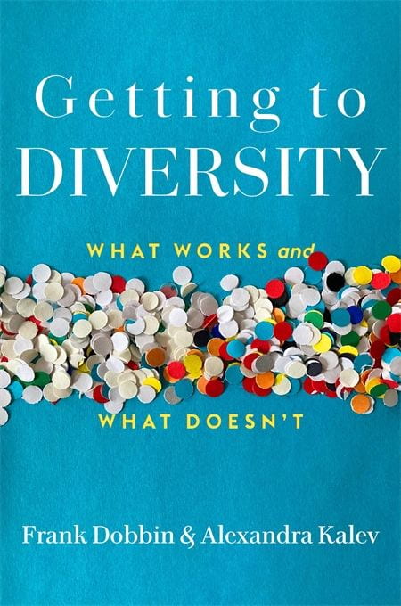 book cover Getting to Diversity (blue background and colored chips)